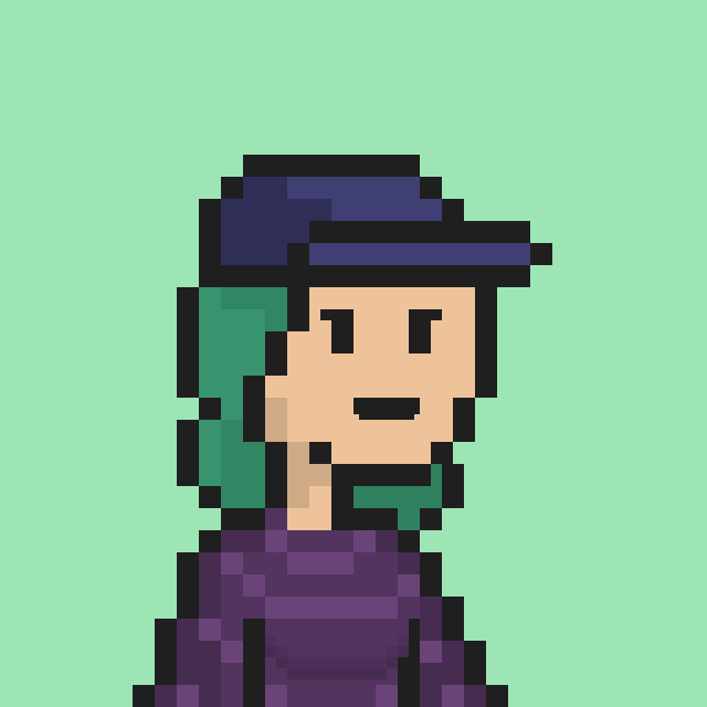 Pixel Gal #415 NFT on Algorand