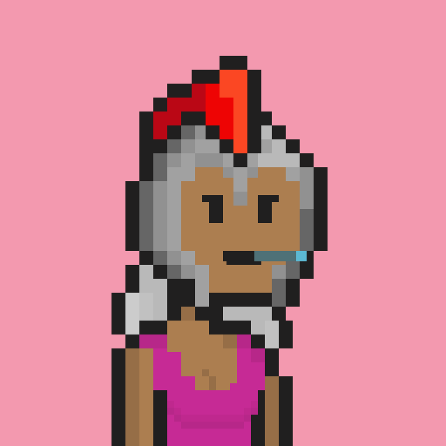 Pixel Gal #417 NFT on Algorand