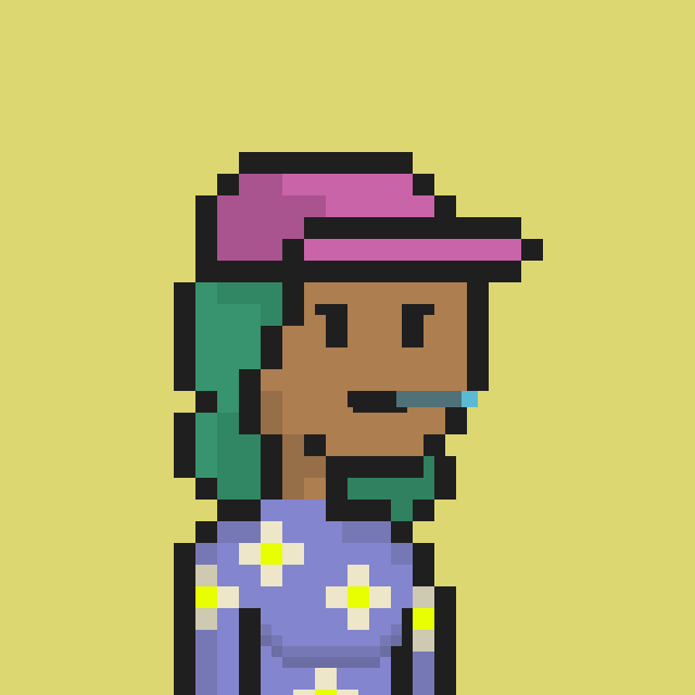 Pixel Gal #419 NFT on Algorand
