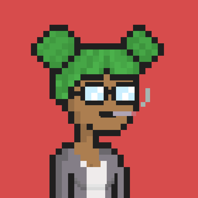 Pixel Gal #466 NFT on Algorand