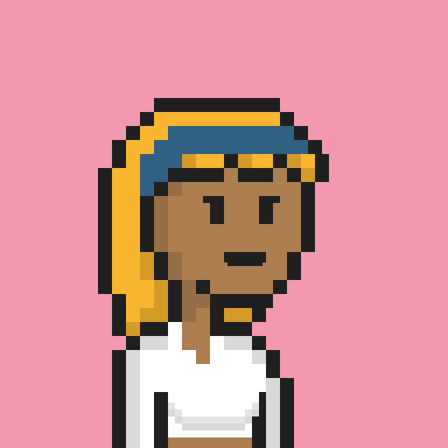 Pixel Gal #468 NFT on Algorand