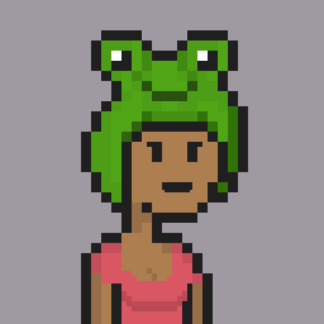 Pixel Gal #475 NFT on Algorand