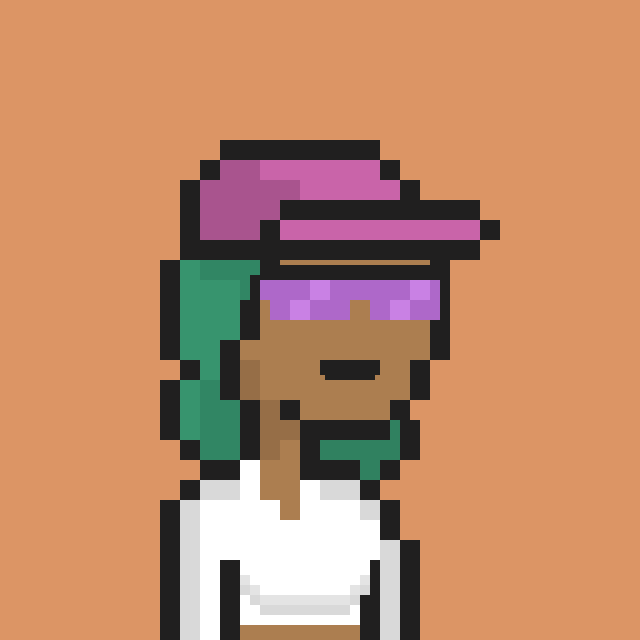 Pixel Gal #485 NFT on Algorand