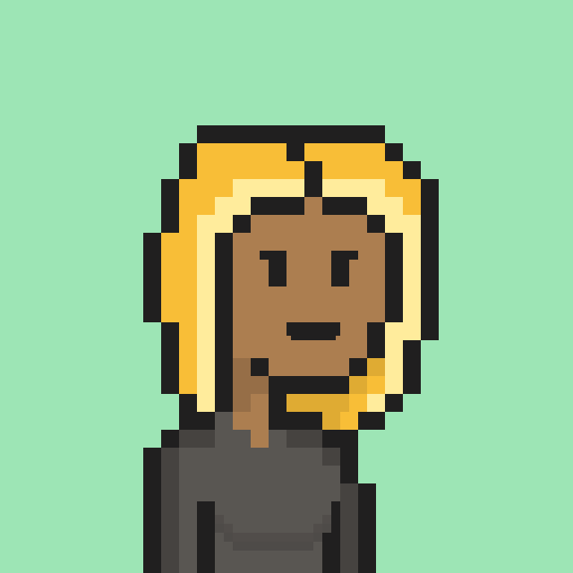 Pixel Gal #490 NFT on Algorand