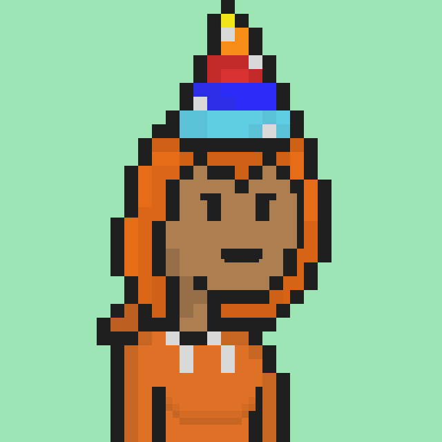 Pixel Gal #491 NFT on Algorand