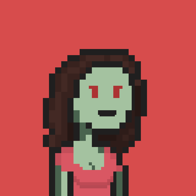 Pixel Gal #542 NFT on Algorand