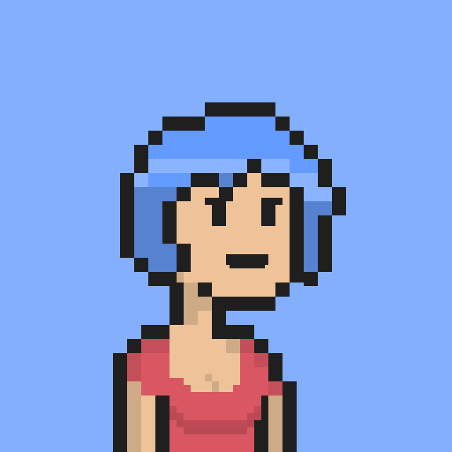 Pixel Gal #552 NFT on Algorand