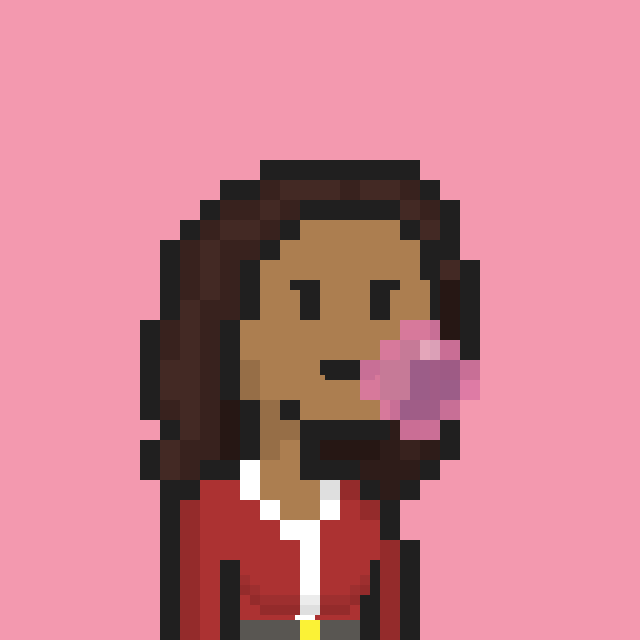 Pixel Gal #569 NFT on Algorand