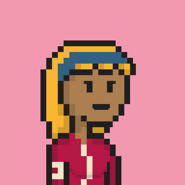 Pixel Gal #58 NFT on Algorand