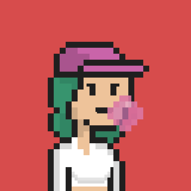 Pixel Gal #586 NFT on Algorand