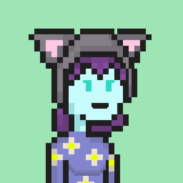 Pixel Gal #621 NFT on Algorand