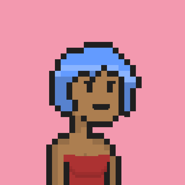 Pixel Gal #636 NFT on Algorand