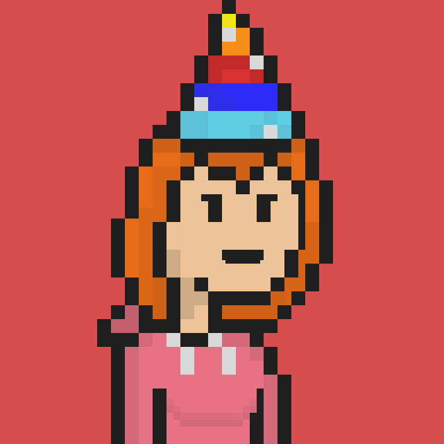 Pixel Gal #655 NFT on Algorand