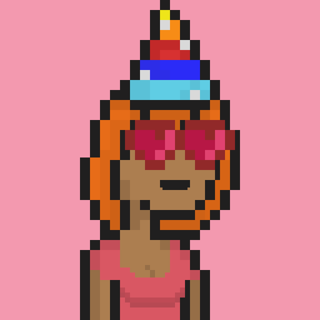 Pixel Gal #682 NFT on Algorand