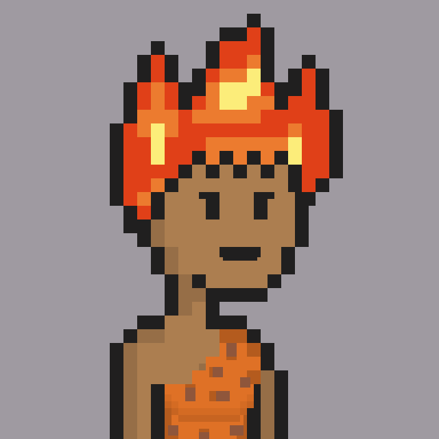 Pixel Gal #695 NFT on Algorand