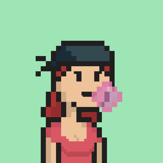 Pixel Gal #700 NFT on Algorand