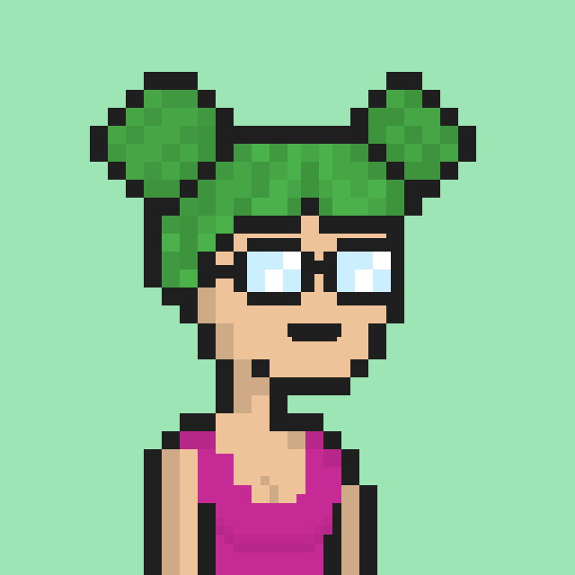Pixel Gal #709 NFT on Algorand