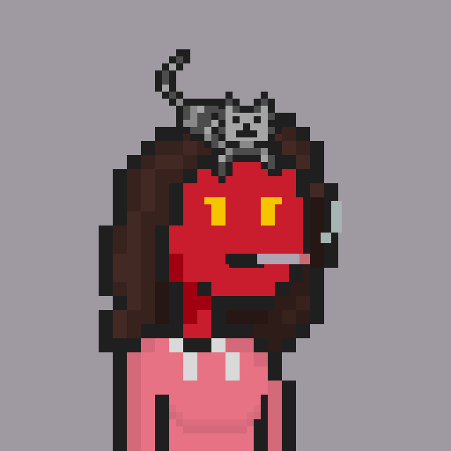 Pixel Gal #712 NFT on Algorand