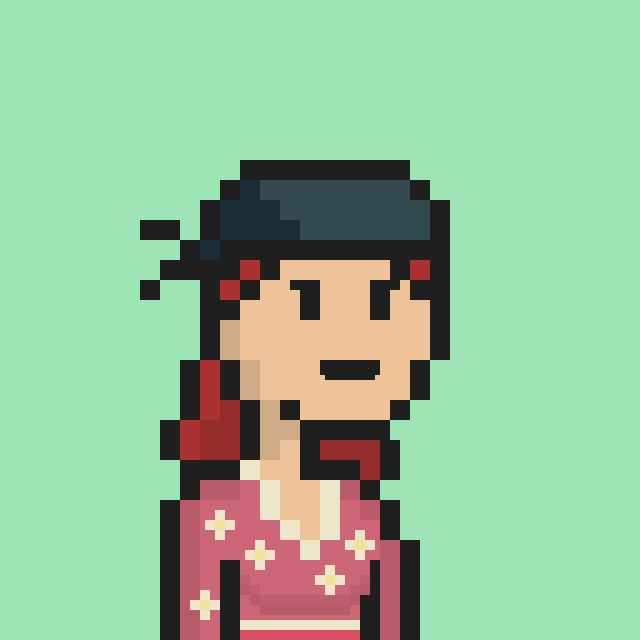 Pixel Gal #77 NFT on Algorand