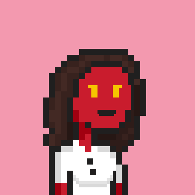 Pixel Gal #786 NFT on Algorand