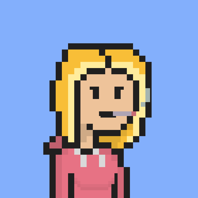 Pixel Gal #835 NFT on Algorand