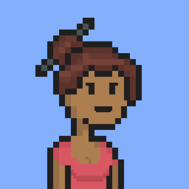 Pixel Gal #84 NFT on Algorand