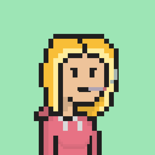 Pixel Gal #844 NFT on Algorand