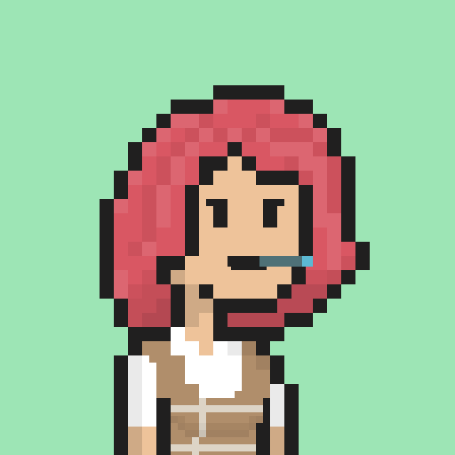 Pixel Gal #855 NFT on Algorand