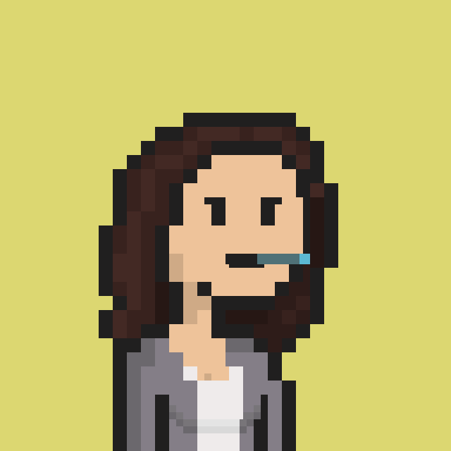 Pixel Gal #867 NFT on Algorand