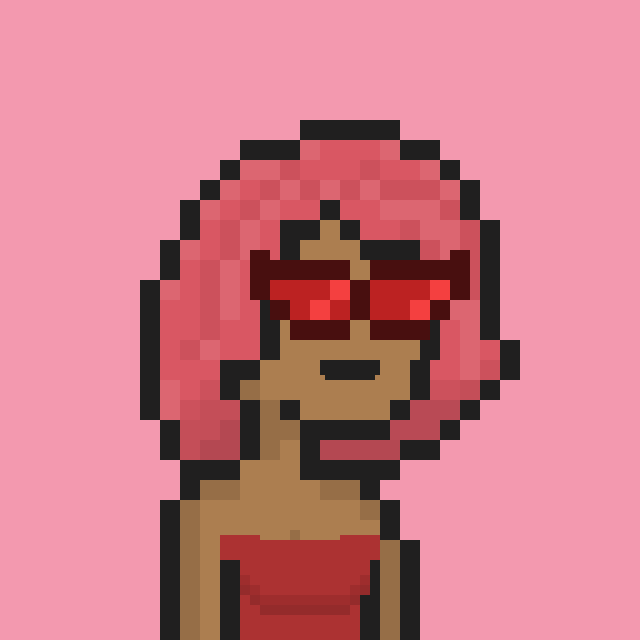 Pixel Gal #869 NFT on Algorand