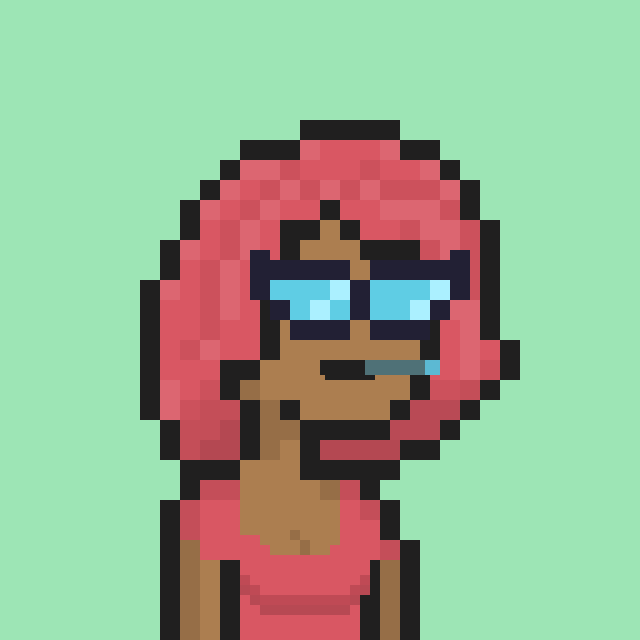 Pixel Gal #875 NFT on Algorand