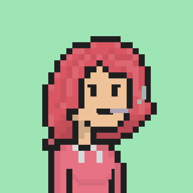 Pixel Gal #914 NFT on Algorand