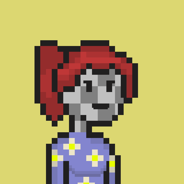 Pixel Gal #929 NFT on Algorand