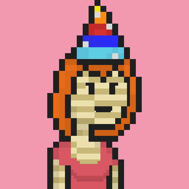 Pixel Gal #963 NFT on Algorand