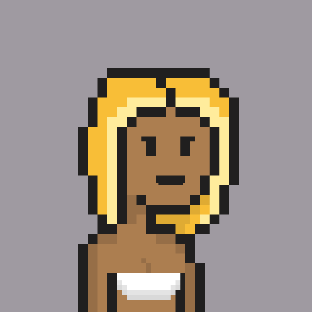 Pixel Gal #966 NFT on Algorand