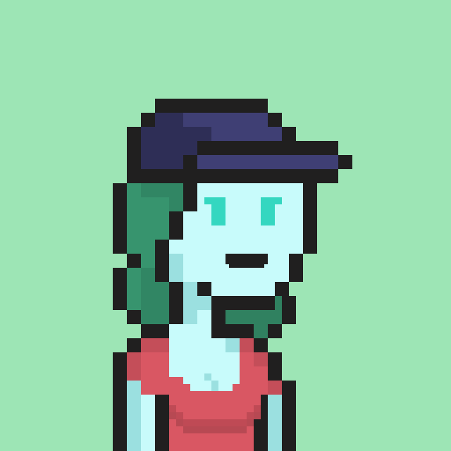 Pixel Gal #973 NFT on Algorand