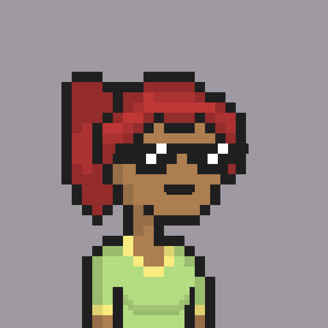 Pixel Gal #982 NFT on Algorand