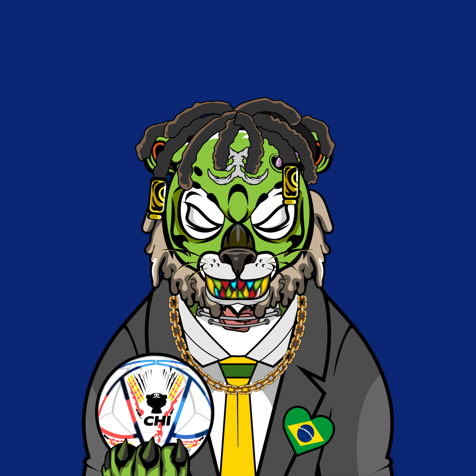 Football TigerChi #1081 NFT on Algorand