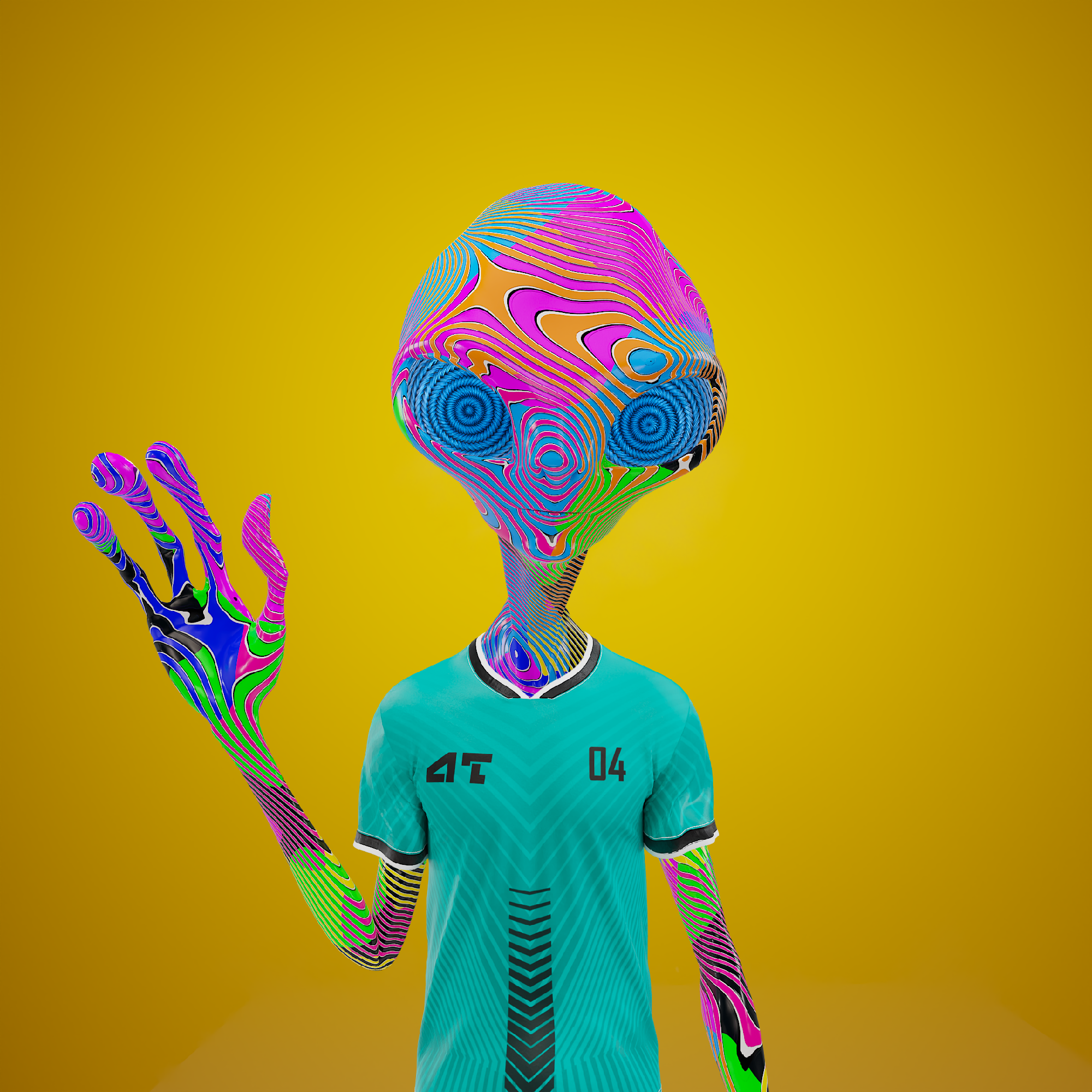 Alien Tourism972 NFT on Algorand