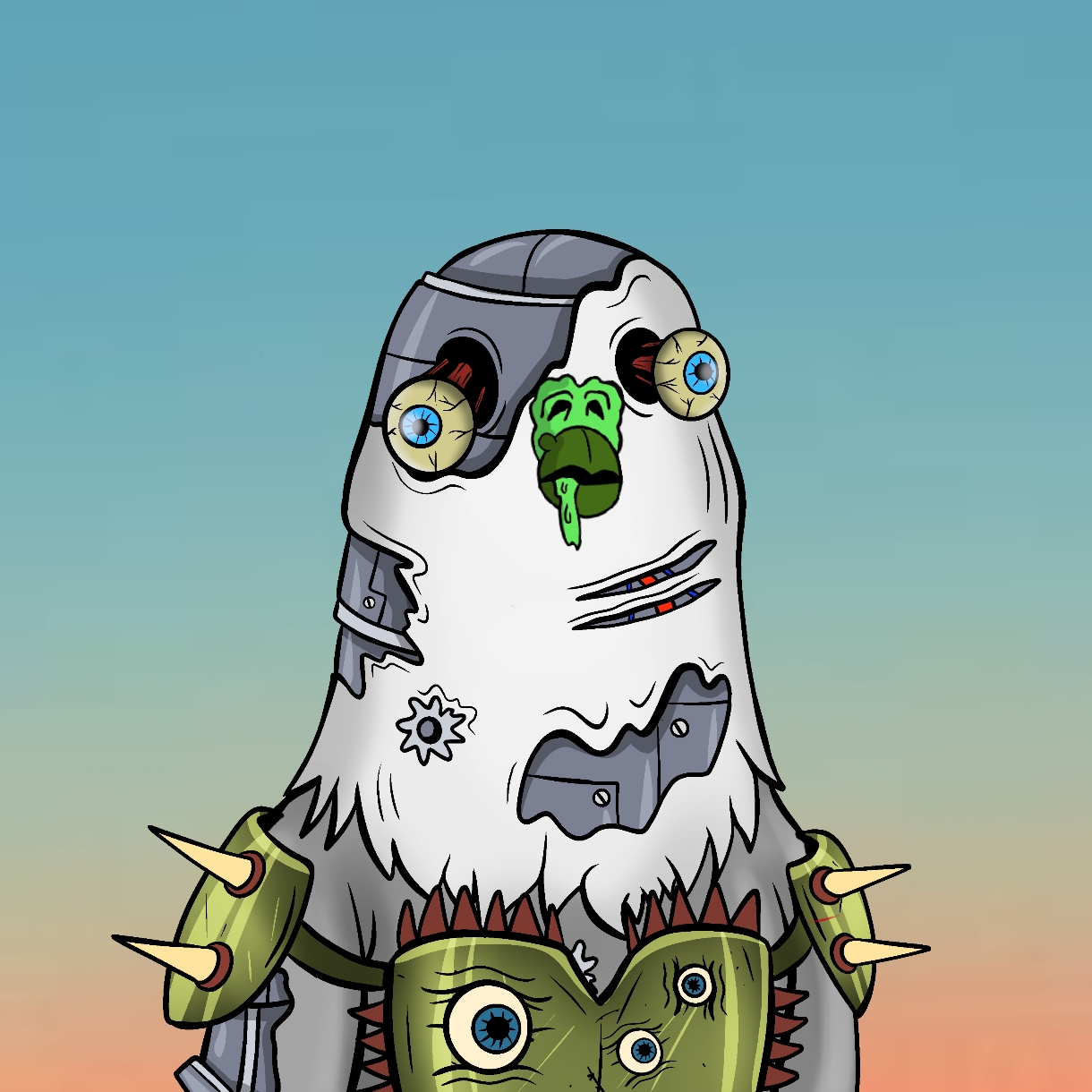 Mutant Ghetto Pigeon #603 NFT on Algorand