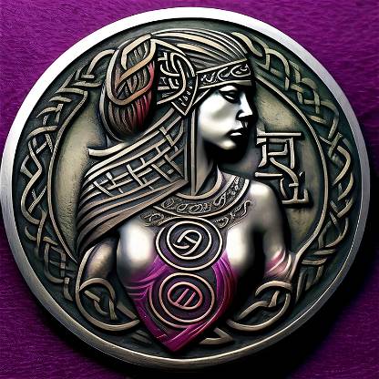 Freya Viking God Coin