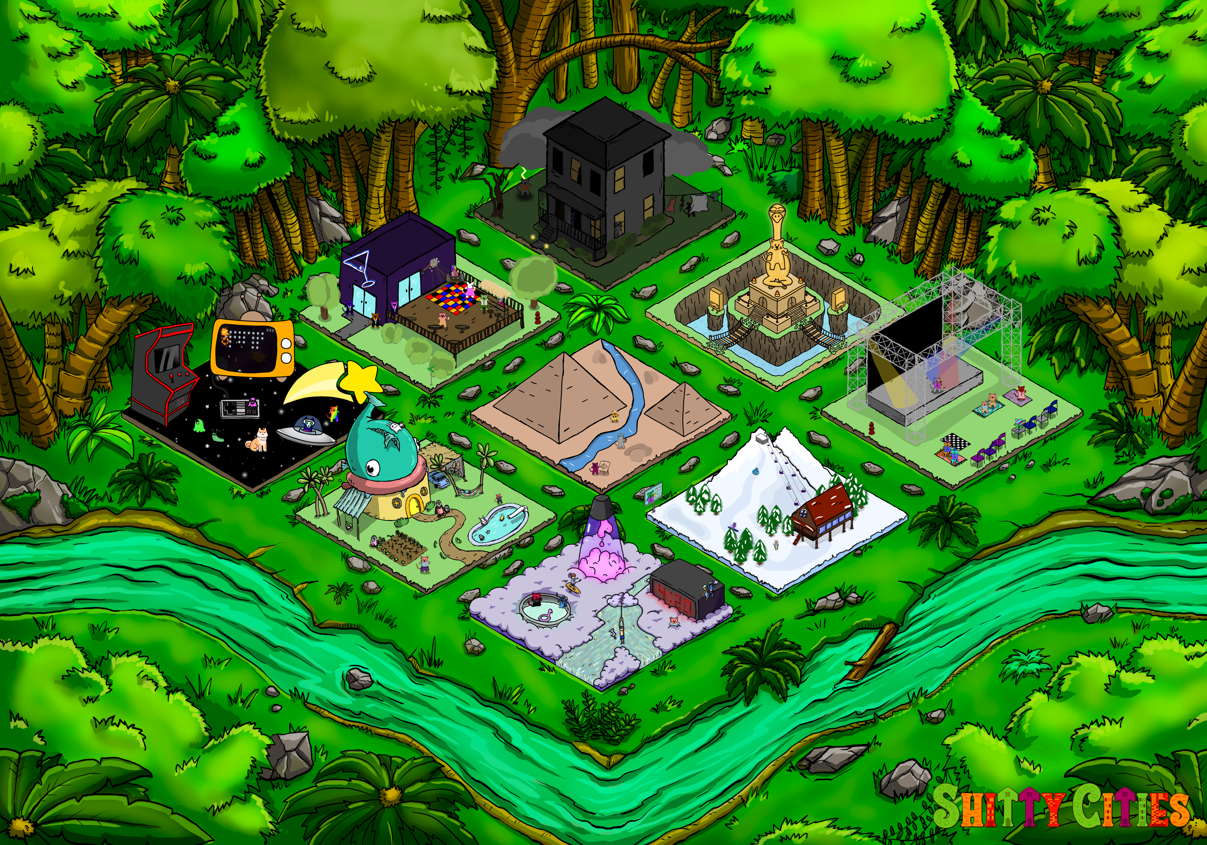 Shitty City #440 NFT on Algorand