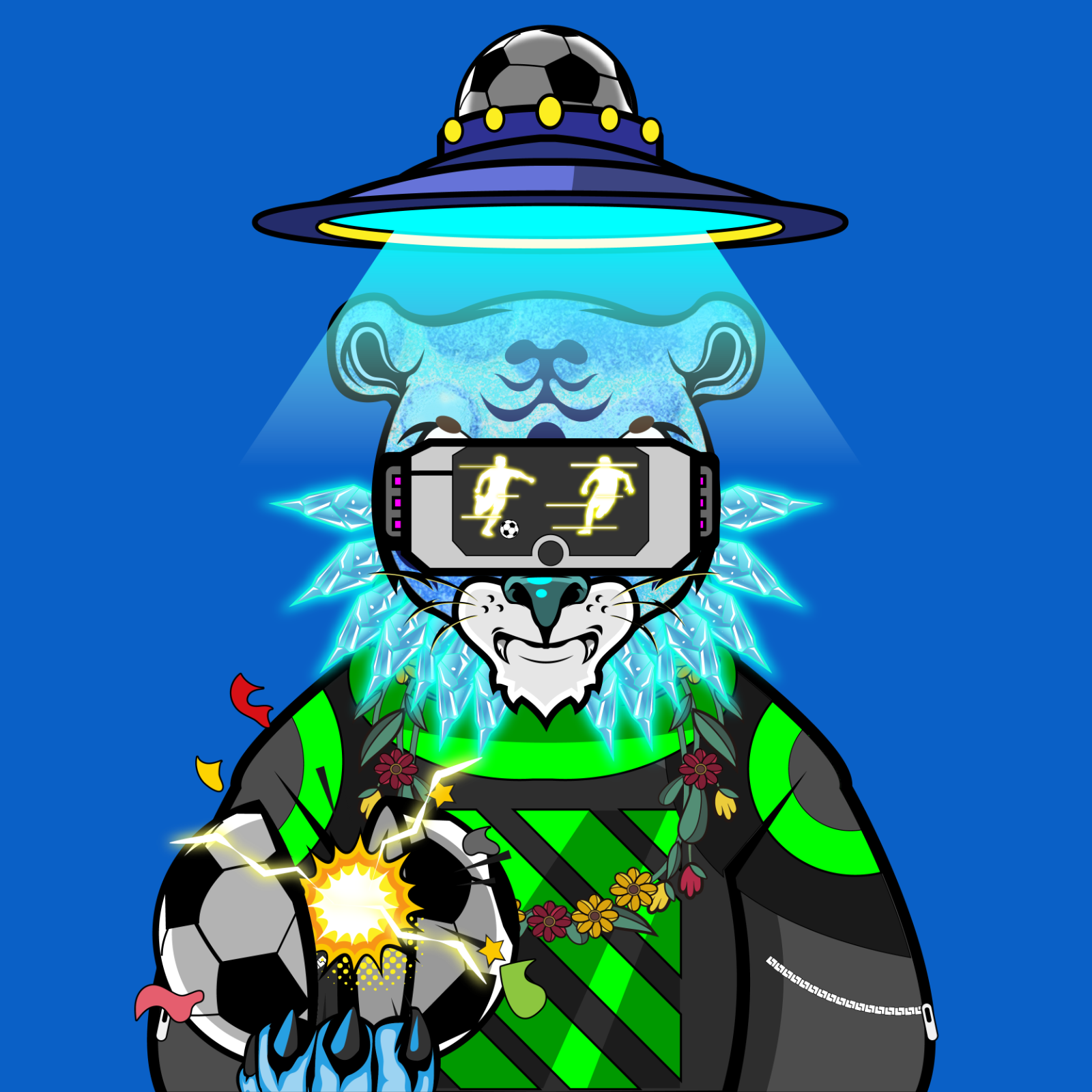 Football TigerChi #1986 NFT on Algorand