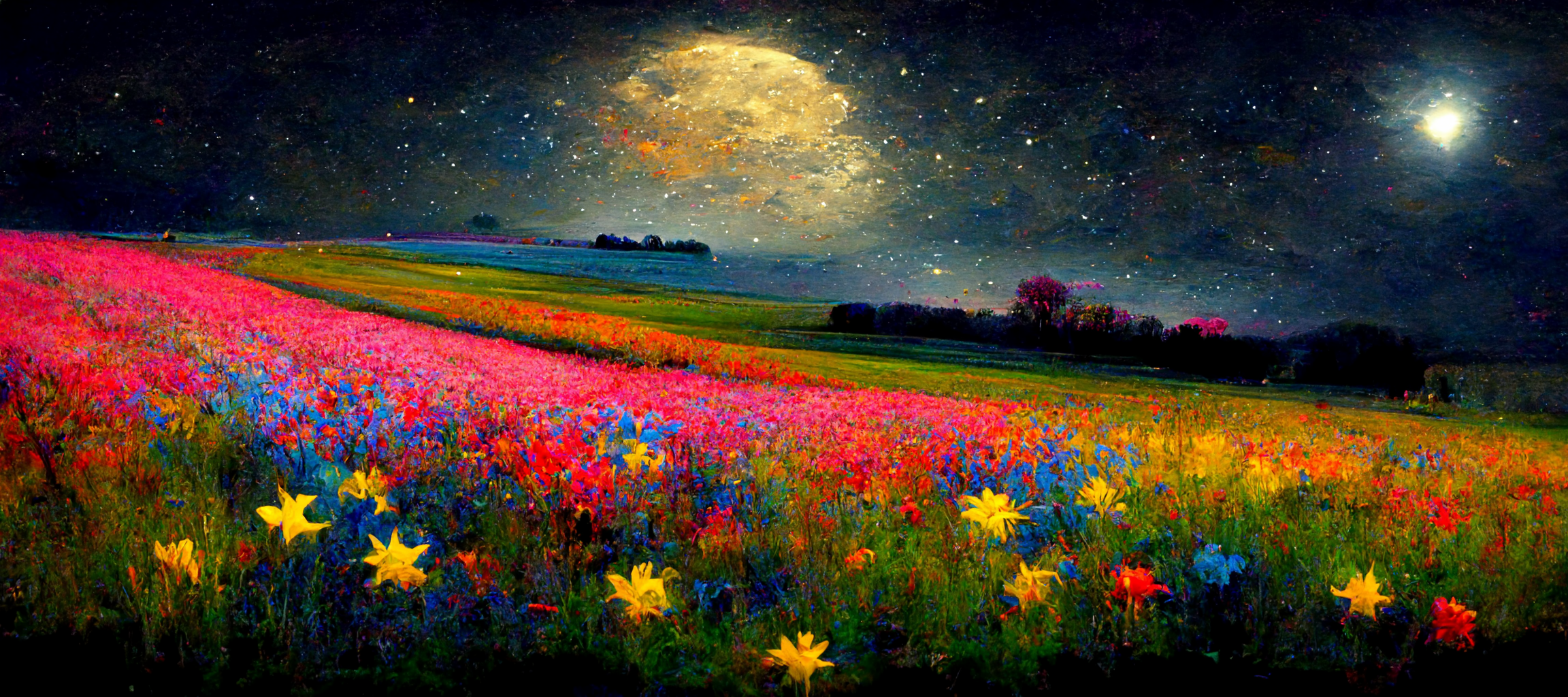 Countryside Night #1 NFT on Algorand