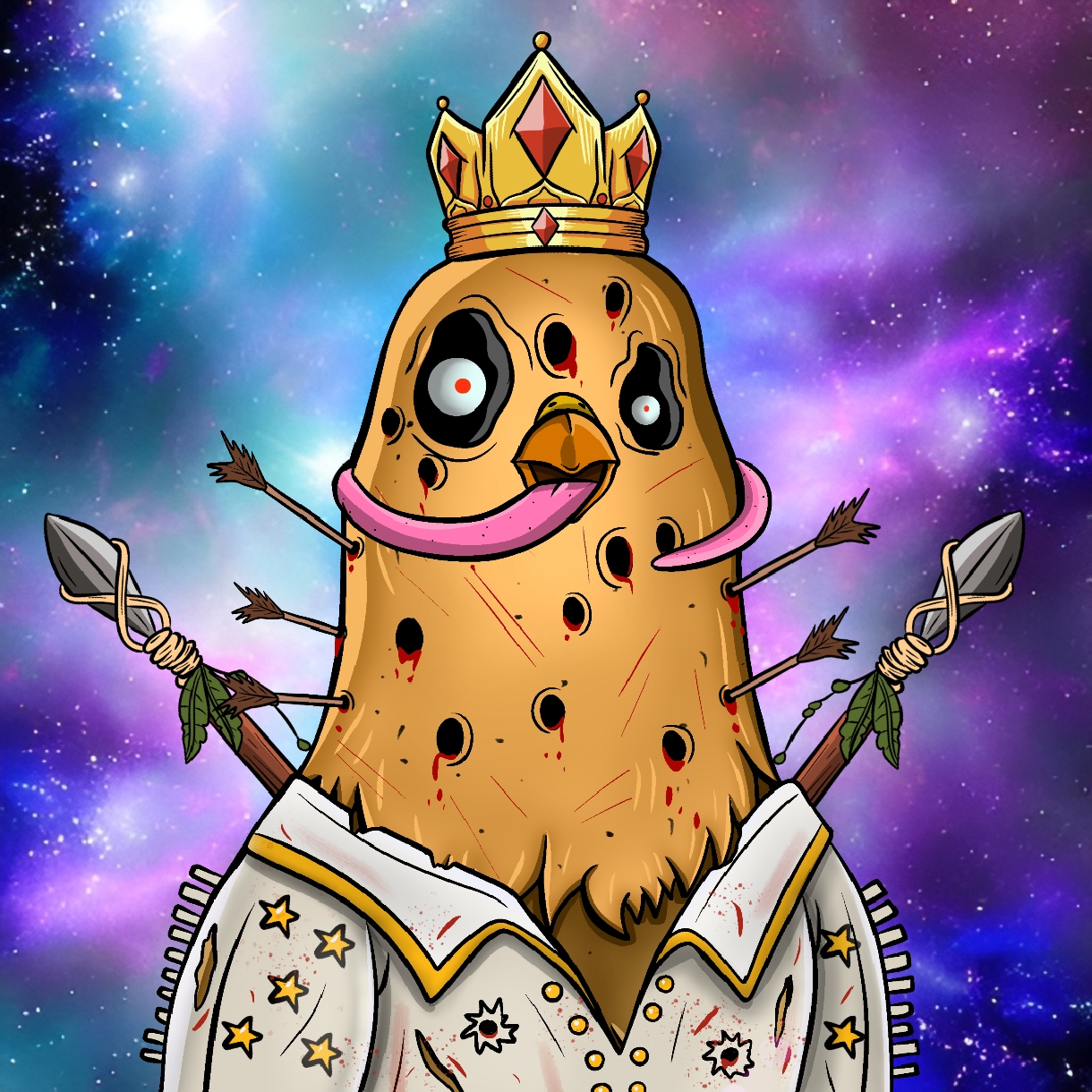 Mutant Ghetto Pigeon #281 NFT on Algorand