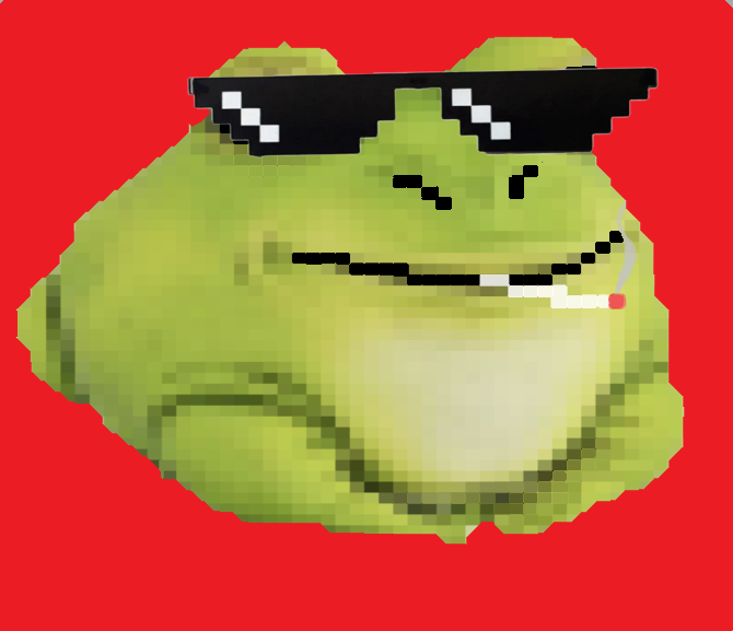SMOKING COOL POGO RANA NFT on Algorand