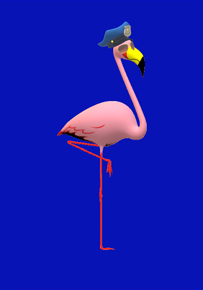 Cop Flamingo 