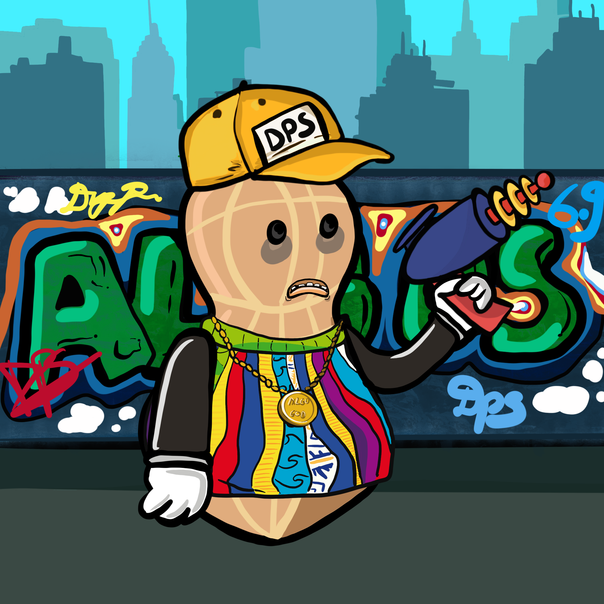 Dope Peanut Society #224 NFT on Algorand