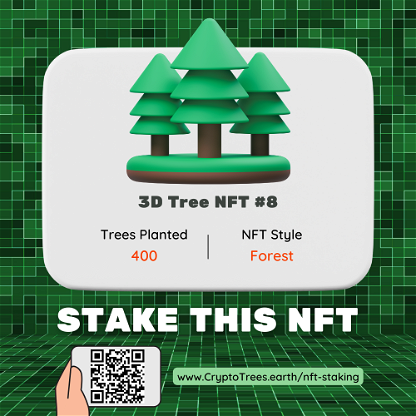 3D Tree NFT #08 - CryptoTrees
