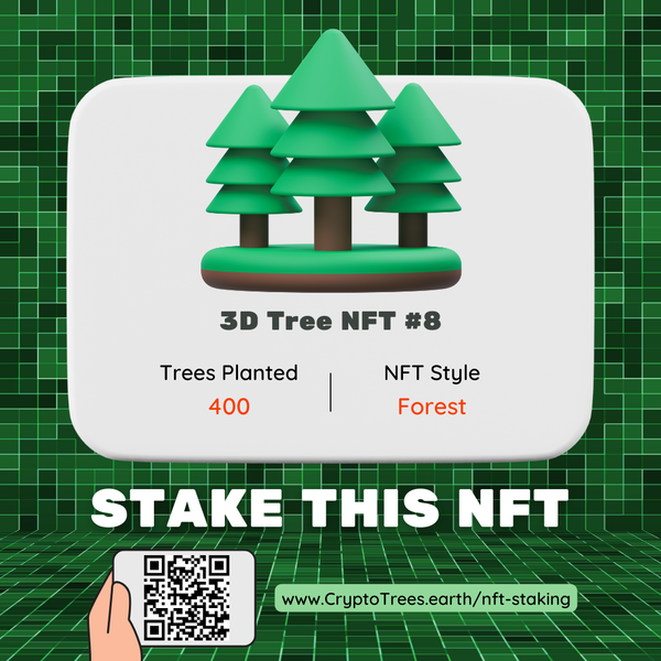 An image of 3D Tree NFT #08 - CryptoTrees